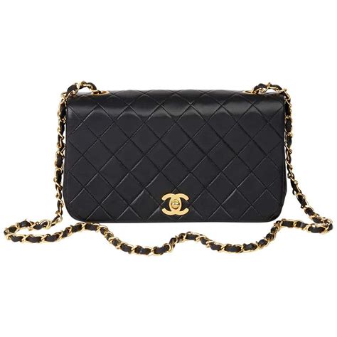 chanel single flap bag|Chanel full flap bag.